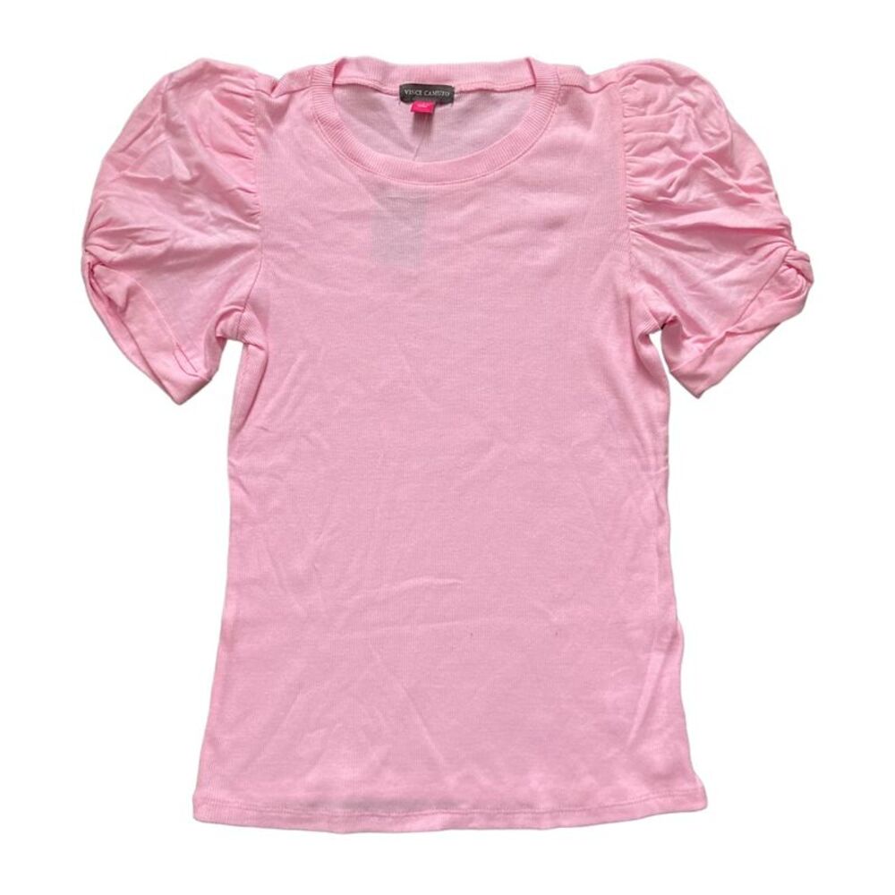 Vince Camuto Pink Puff Sleeve Top